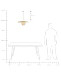 Miniatyrbillede 7 af 7: Pendellampe Træ Bambus Træ Boho Design Pendellampe Belysning Moderne Stue Spisestue