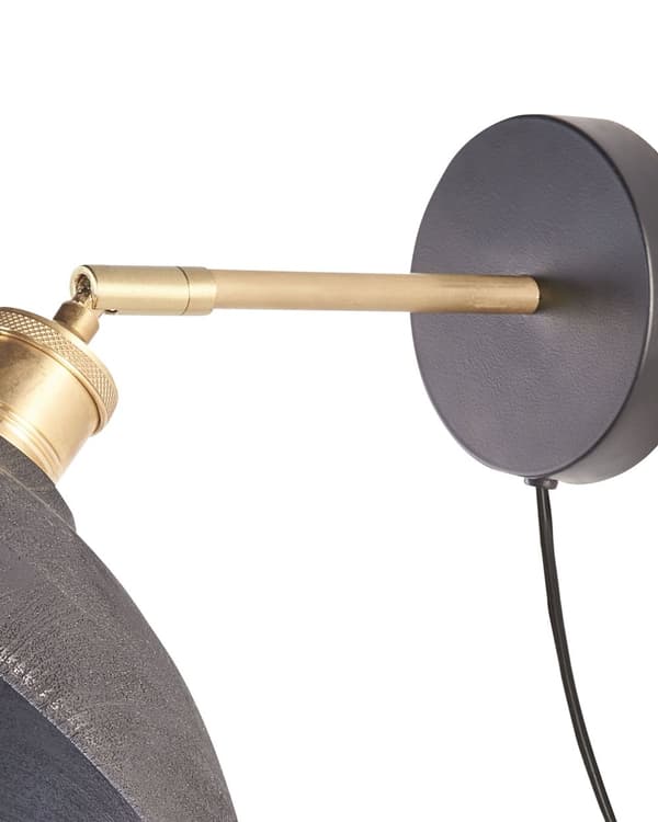Vegglampe Svart messing Mangotre Kjegle Soverom Stue Rustikk Moderne Design Hengende lys