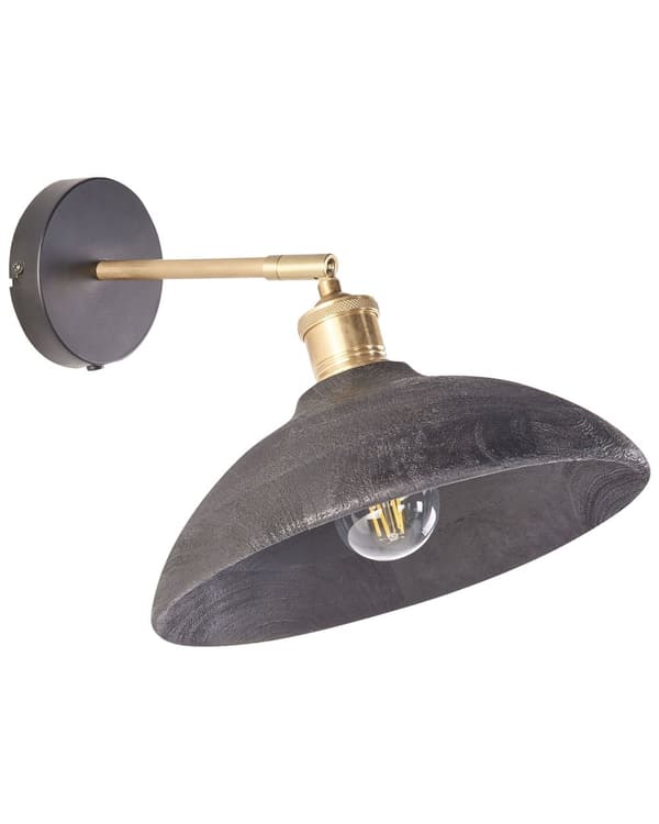 Vegglampe Svart messing Mangotre Kjegle Soverom Stue Rustikk Moderne Design Hengende lys