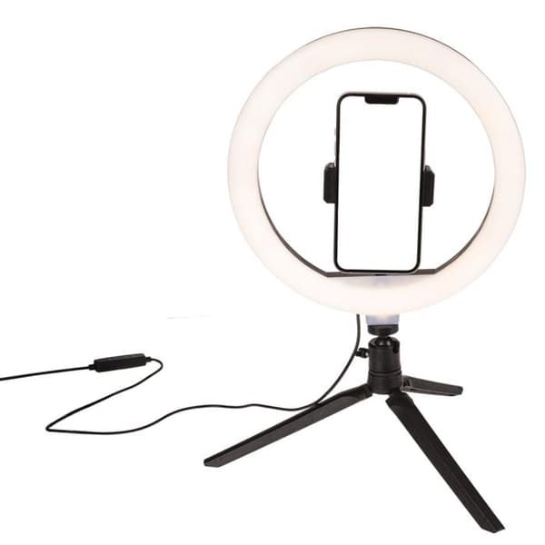 Selfie-lampa med Stativ för Mobil - LED