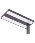 Miniatyrbilde 5 av 11: Gulvlampe LED Svart Metall h 197 cm Dimmerbryter Moderne Kontor Belysning Stålampe