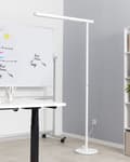 Miniatyrbilde 4 av 10: Gulvlampe LED Hvit Metall h 186 cm Moderne Industriell Kontor Belysning Stålampe
