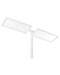 Miniatyrbilde 5 av 11: Gulvlampe LED Hvit Metall h 169 cm Dobbel skjerm 2 lyskilder Bevegelsessensor Berøringsdimmer Moderne Kontor Belysning Stålampe
