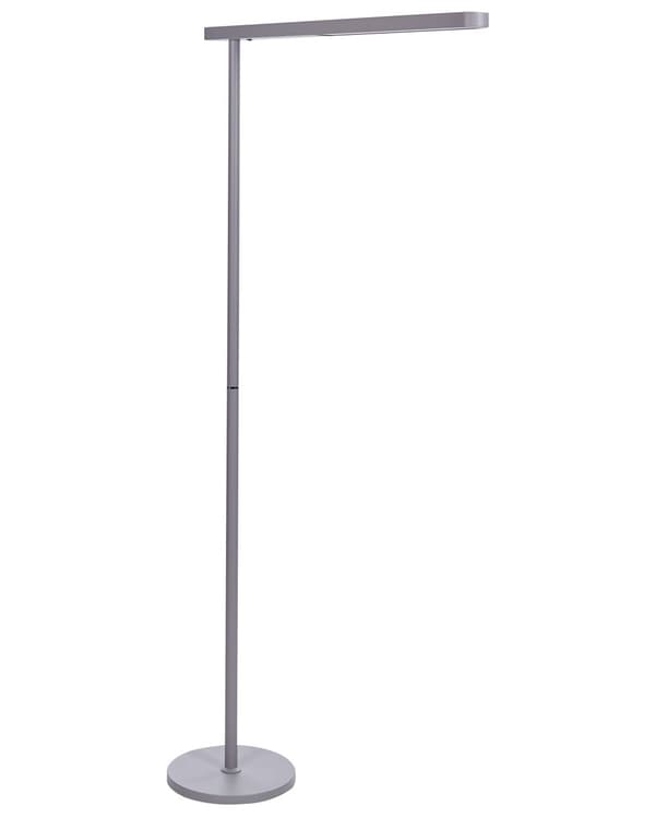 Gulvlampe LED Svart Metall h 186 cm Moderne Industriell Kontor Belysning Stålampe