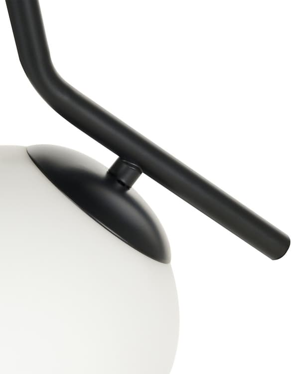 Pendel Lampe Sort Hvid ø 15 cm Metal lampe Design Spisebordslampe til Køkken med Rund Lampeskærm Hængelampe til Spisebord