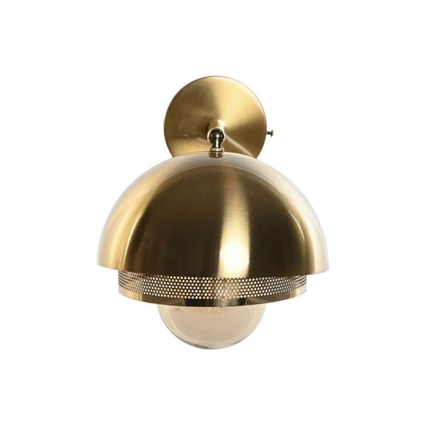 Vägglampa DKD Home Decor Gyllene Metall Järn 50 W Modern 220 V 20 x 24 x 16 cm