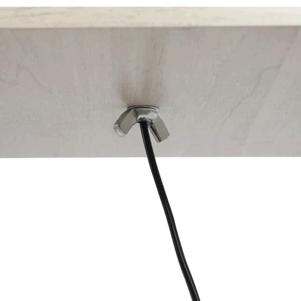 Rootz Golvlampa - Ståhylla - 3 hyllor - Interiörbelysning - Vardagslampa - Ek/Vit - 26 x 26 x 160 cm