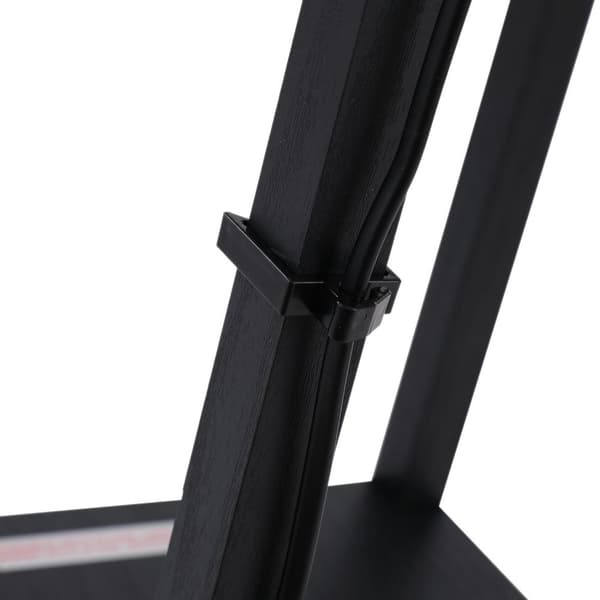 Rootz golvlampa - svart - konstruerat trä, tyg - 10,23 cm x 10,23 cm x 14,17 cm