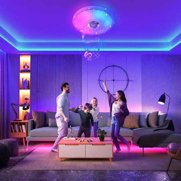 LED-lampa - XMTECH - Modell 36W - Bluetooth - Fjärrkontroll - Dimbar