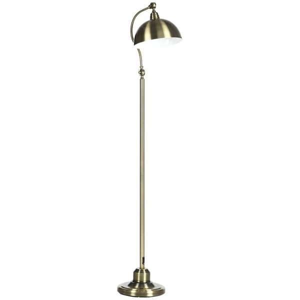 Rootz golvlampa - Elegant golvlampa - Intagedesign - Justerbar vinkel - Mässingslook - Brons - 42 cm x 25,5 cm x 152 cm