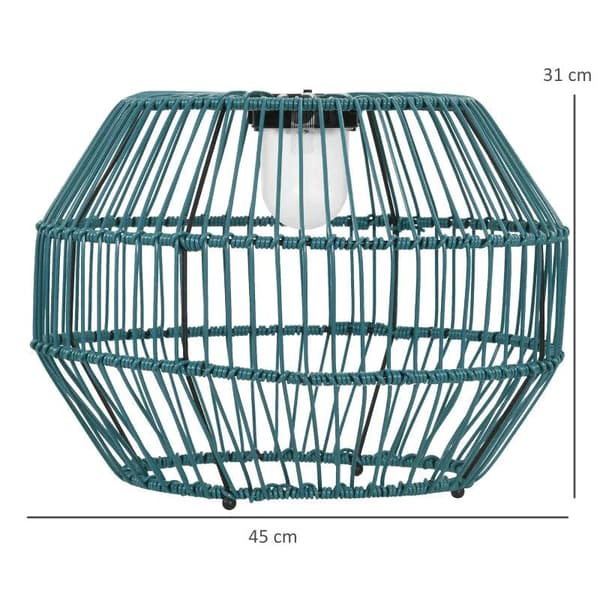 Rootz Outdoor Light - Solar Light - Havelampe - 8h Lys Varighed - Automatisk Led Havelampe - Grøn - 45 x 45 x 31 cm
