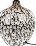Miniatyrbilde 7 av 9: Bordlampe Svart Hvit Keramikk 45 cm Naturlig Papir Kegle Skjerm Sengestue Stue Soverom Belysning