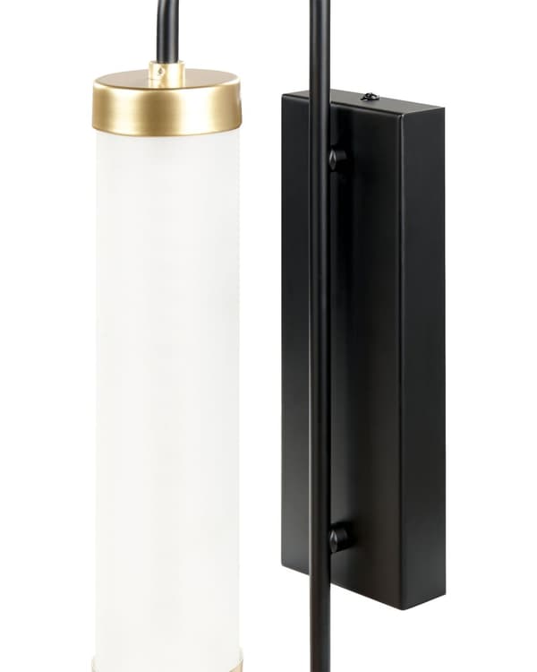 LED væglampe Guld 43 cm Indendørs Lampe til Væg Dekorativ Væghængt Lampe til Entre Trappeopgang Gallerilampe Cylinderformet