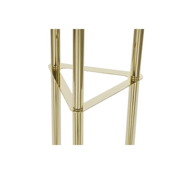 Lattialamppu DKD Home Decor Monivärinen Kullattu Metalli Kristalli 50 W 220 V 45 x 45 x 160 cm