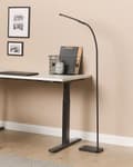 Miniatyrbillede 4 af 11: Gulvlampe sort 174 cm plast jern touch switch LED lysdæmper lysstyrke kontrol moderne