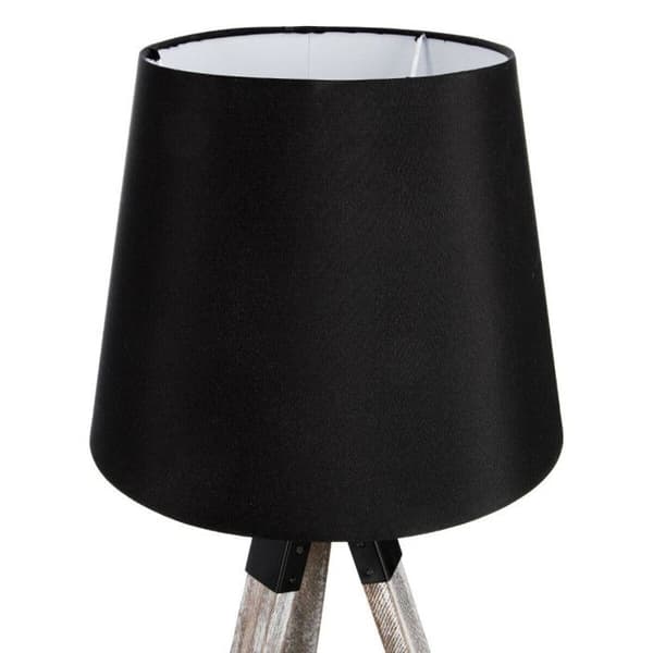 "Runo" stativlampa Höjd 58 cm Atmosphera - Trä &amp; Svart