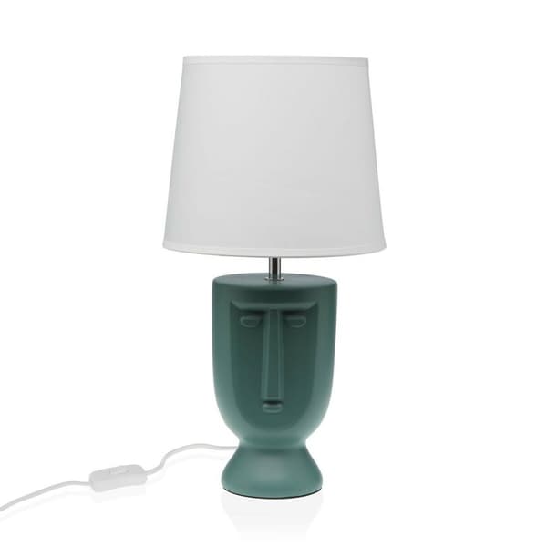 Bordslampa Versa Grön Keramik 60 W 22 x 42,8 cm