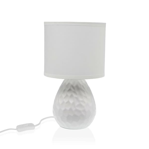 Bordslampa Versa Vit Keramik 40 W 15,5 x 27,5 cm