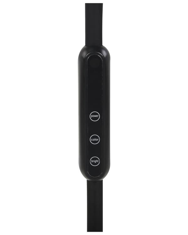 Gulvlampe Sort Metal 200 cm LED Standerlampe til Kontor med Lysregulering Læselampe Gulv til Arbejdspladsen Design