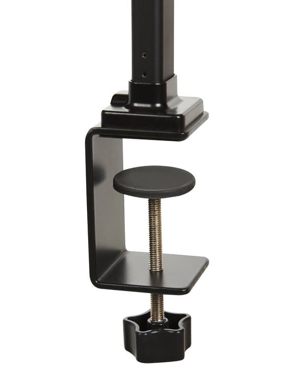 Klemmelampe Sort Aluminium 48 cm Skrivebordslampe LED Justerbar Skærm Klemmespot Bordlampe med Sensor Design Belysning til Kontor