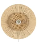 Miniatyrbilde 1 av 8: Vegglampe Natur ø 40 cm Papirskjerm Japandi Naturlig stil Dekorativ belysning