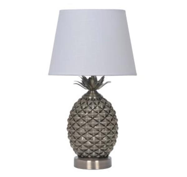 Bordlampe ANANAS H45cm, brun