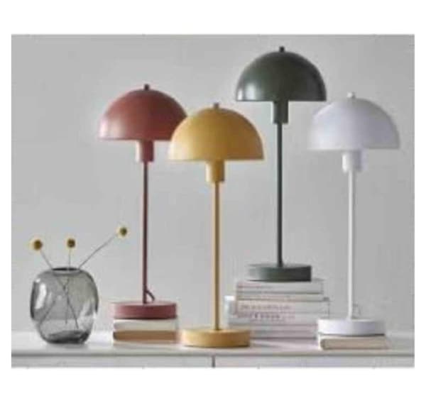 Bordlampe PORTOBELLO H49cm, hvid