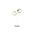 Miniatyrbild 3 av 5: Bordslampa DKD Home Decor Multicolour Gyllene Glas Melamin 40 W 220 V 32 x 32 x 58 cm