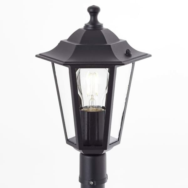 Gatlykta Brilliant Carleen Extern E27 60 W Svart
