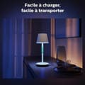 Miniatyrbillede 5 af 6: Bordlampe Philips Hvid Metal 220-240 V