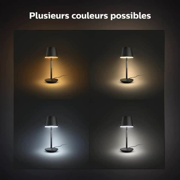 Bordlampe Philips Hvid Metal 220-240 V