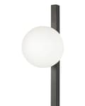 Miniatyrbilde 6 av 9: Vegglampe Svart Hvit Glass Jern 55 cm Globus Skjerm Belysning med Plantekrukke Planter Soverom Stue Moderne