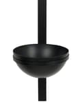 Miniatyrbilde 7 av 9: Vegglampe Svart Hvit Glass Jern 55 cm Globus Skjerm Belysning med Plantekrukke Planter Soverom Stue Moderne