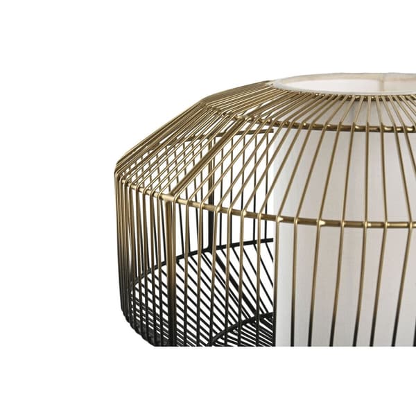 Bordslampa DKD Home Decor Svart Gyllene Järn 50 W 220 V 39 x 39 x 38 cm