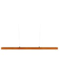 Miniatyrbilde 6 av 10: Pendellampe Mørk eiketre 115 cm Integrert LED med dimmer Lys hengende fjernkontroll Retro rustikk belysning
