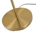 Miniatyrbild 7 av 10: Rootz Floor Lamp - 2-part Glass Lampshade - Modern Decorative - Living Room - Bedroom - Golden/White - 39 x 28 x 165cm