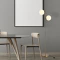 Miniatyrbild 9 av 10: Rootz Floor Lamp - 2-part Glass Lampshade - Modern Decorative - Living Room - Bedroom - Golden/White - 39 x 28 x 165cm