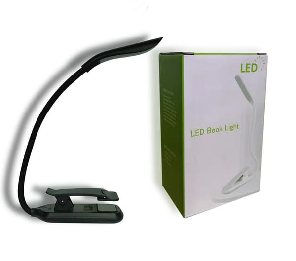INF LED boglampe læselampe 3 lystilstande