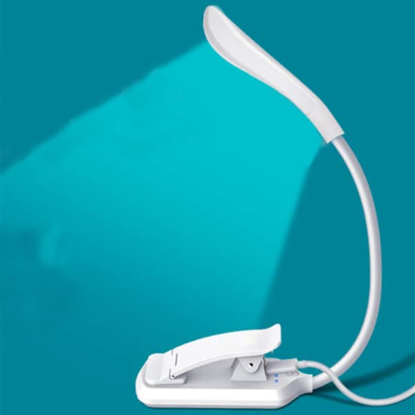 INF Läslampa, LED-boklampa med 3 ljuslägen, uppladdningsbar