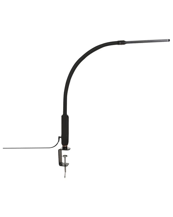 LED-gulvlampe Svart metall Syntetisk materiale Berøringsbryter Dimming Moderne industriell belysning Hjemmekontor