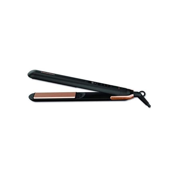 GRUNDIG HS7030 Hair Styler Straight &amp; Curls (Naturashine) Svart, Rose Gold