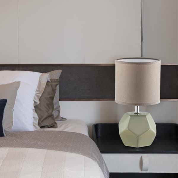 Galen modern bordslampa, Rabalux, E14 1X MAX 40W, grå