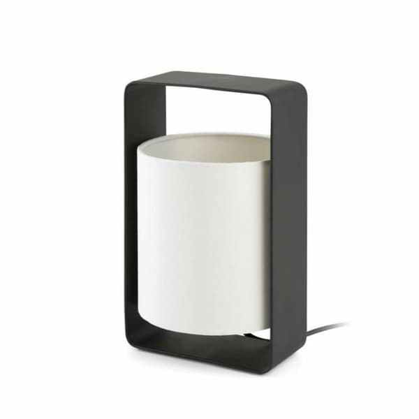 Svart Bordslampa Beige Skärm E27 20W -Lu...