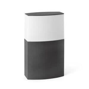 Lampe sobremuro - DATNA - Svart - 20W - Elektrisk - IP44 Mörkgrå