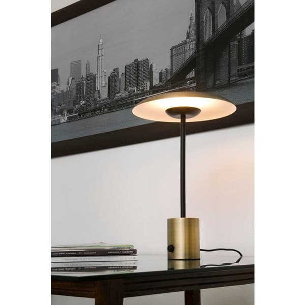 HOSHI - Guld/Svart LED bordslampa H40cm
