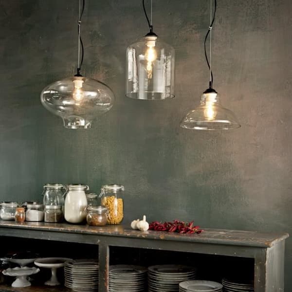 Ideal Lux - BISTRO “SP1 FYRKANTIG LAMPA TRANSPARENT
