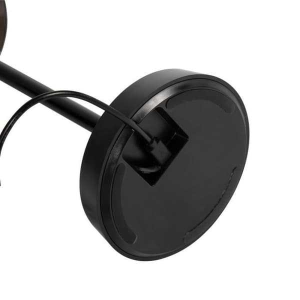 Ideal Lux LOLITA Svart dimbar integrerad LED-bordslampa, integrerad strömbrytare, 3000K, IP54