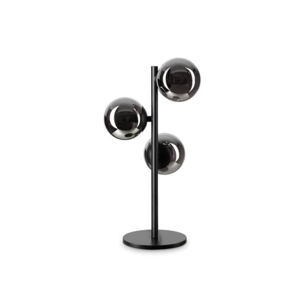 Ideal Lux PERLAGE 3-ljus klotbordslampa, svart, ej avbländande