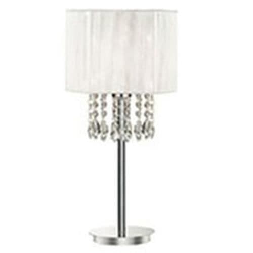 Ideal Lux Opera TL1, Vit, Metall, Polyvinylklorid, Matsal, Vardagsrum, IP20, E27, 1 glödlampa(r)