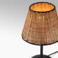 Miniatyrbild 2 av 4: Bordslampa - Faro - SUMBA Mini - Svart rotting - 3000K - 15W - Inomhus